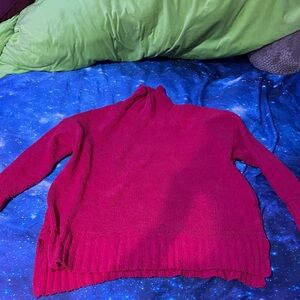 Women’s New Directions Hot Pink Turtleneck Sweater- Size Large💥